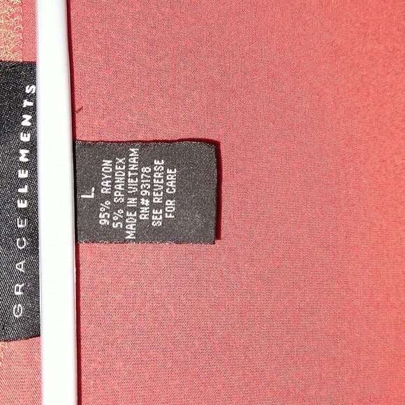 Grace elements, size large, light red, - Picture 2 of 5